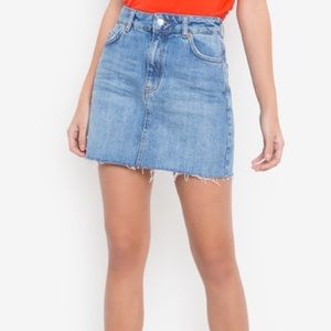TopShop Moto Denim Skirt